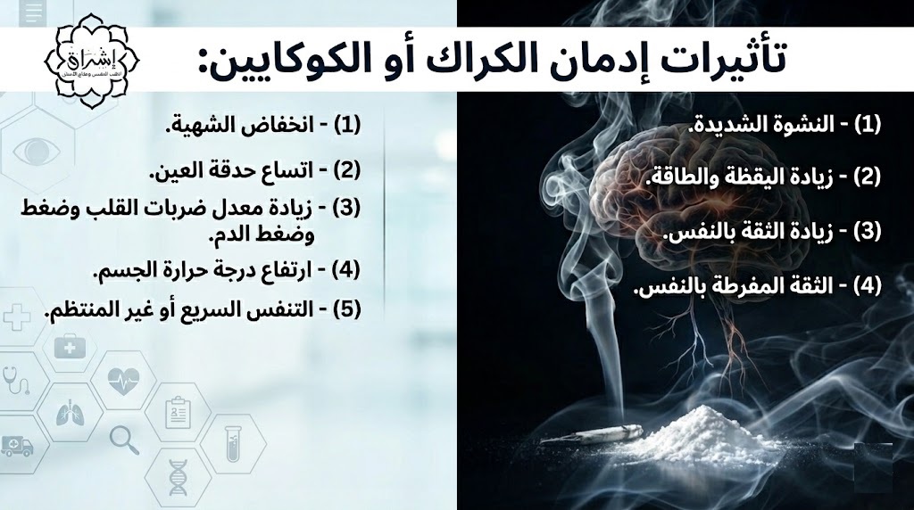 علامات إدمان الكراك الكوكايين علامات إدمان الكراك الكوكايين
