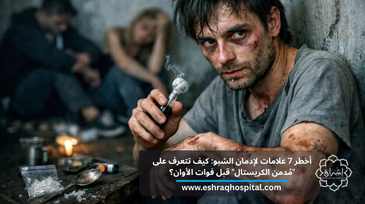 أخطر 7 علامات لإدمان الشبو: كيف تتعرف على “مُدمن الكريستال” قبل فوات الأوان؟ أخطر 7 علامات لإدمان الشبو: كيف تتعرف على “مُدمن الكريستال” قبل فوات الأوان؟