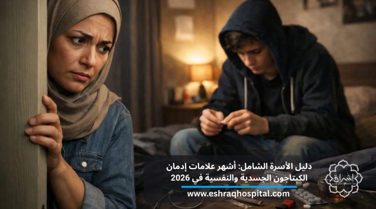 دليل الأسرة الشامل: أشهر علامات إدمان الكبتاجون الجسدية والنفسية في 2026 دليل الأسرة الشامل: أشهر علامات إدمان الكبتاجون الجسدية والنفسية في 2026