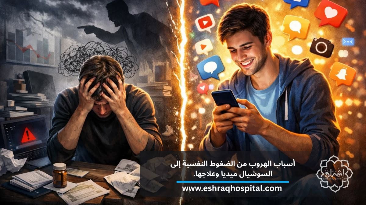 أسباب الهروب من الضغوط النفسية إلى السوشيال ميديا وعلاجها