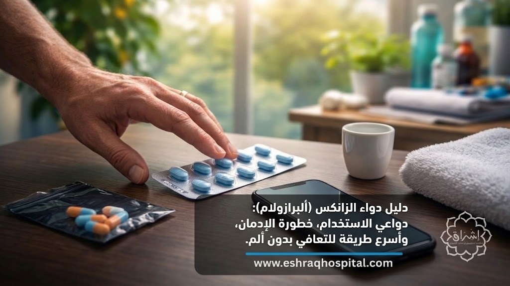 دليل دواء الزانكس (ألبرازولام): دواعي الاستخدام، خطورة الإدمان، وأسرع طريقة للتعافي بدون ألم دليل دواء الزانكس (ألبرازولام): دواعي الاستخدام، خطورة الإدمان، وأسرع طريقة للتعافي بدون ألم
