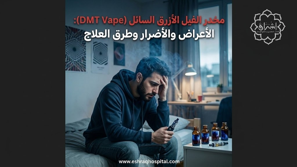 مخدر الفيل الأزرق السائل (DMT Vape): الأعراض والأضرار وطرق العلاج مخدر الفيل الأزرق السائل (DMT Vape): الأعراض والأضرار وطرق العلاج