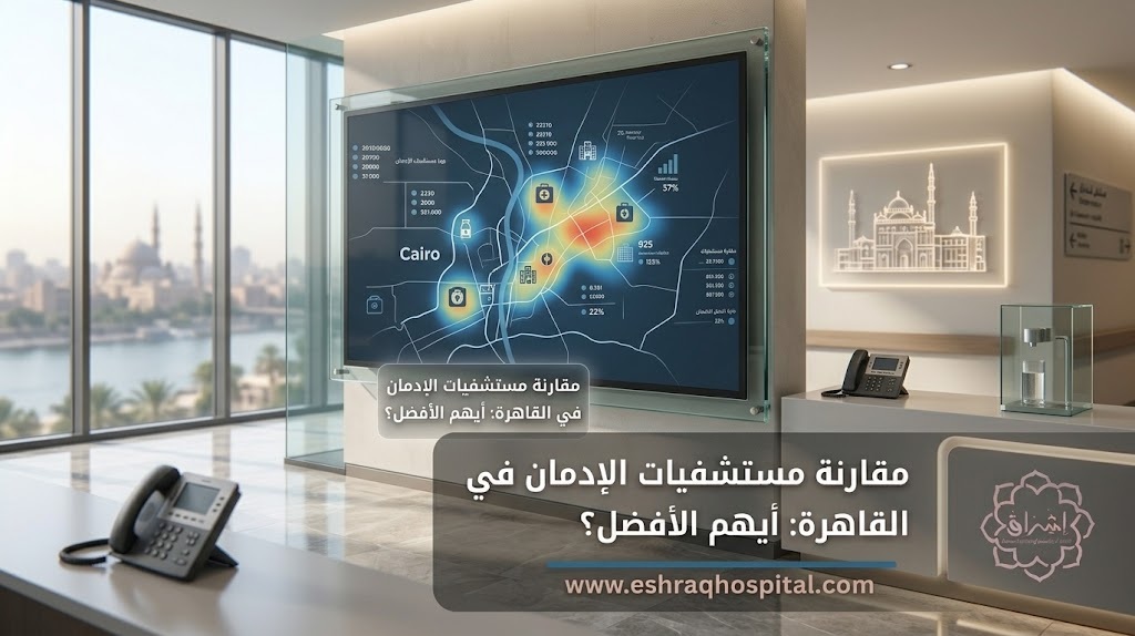 مقارنة مستشفيات علاج الإدمان في القاهرة: أيهم الأفضل؟